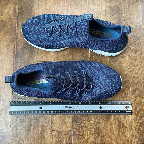Skechers Navy Blue Flex Appeal 2.0 Insights Slip On Sneaker, Women's size 9 - Picture 8 of 9